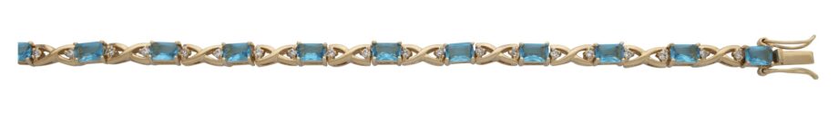 Bracelet-Dec/Blue Zircon