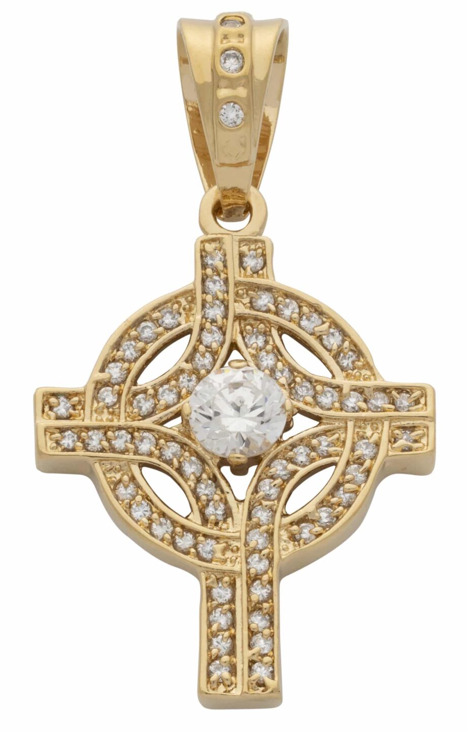 CZ Cross Pendant