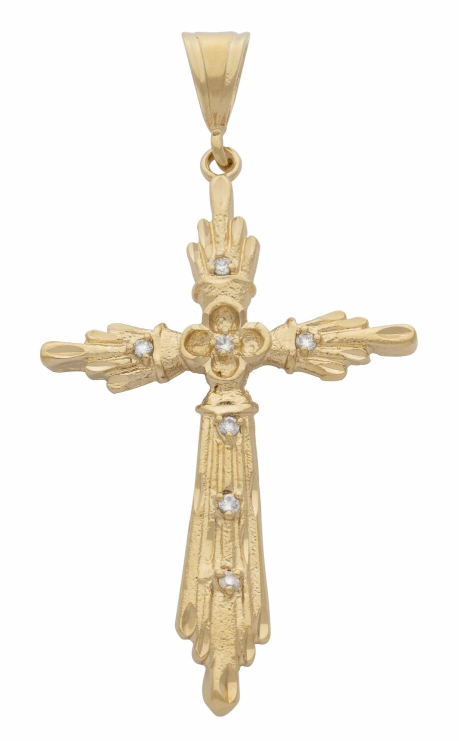 CZ Cross Pendant