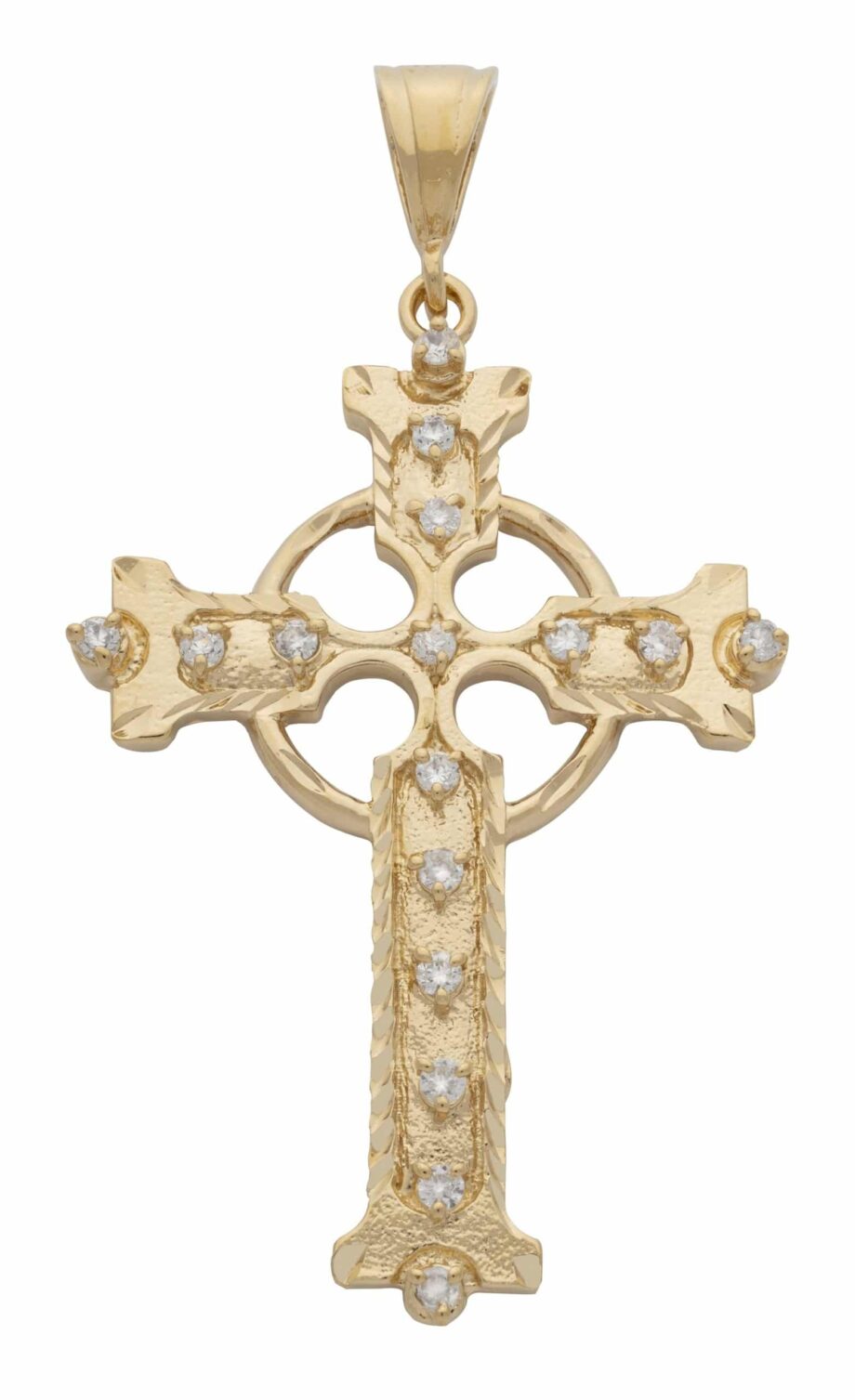 CZ Cross Pendant