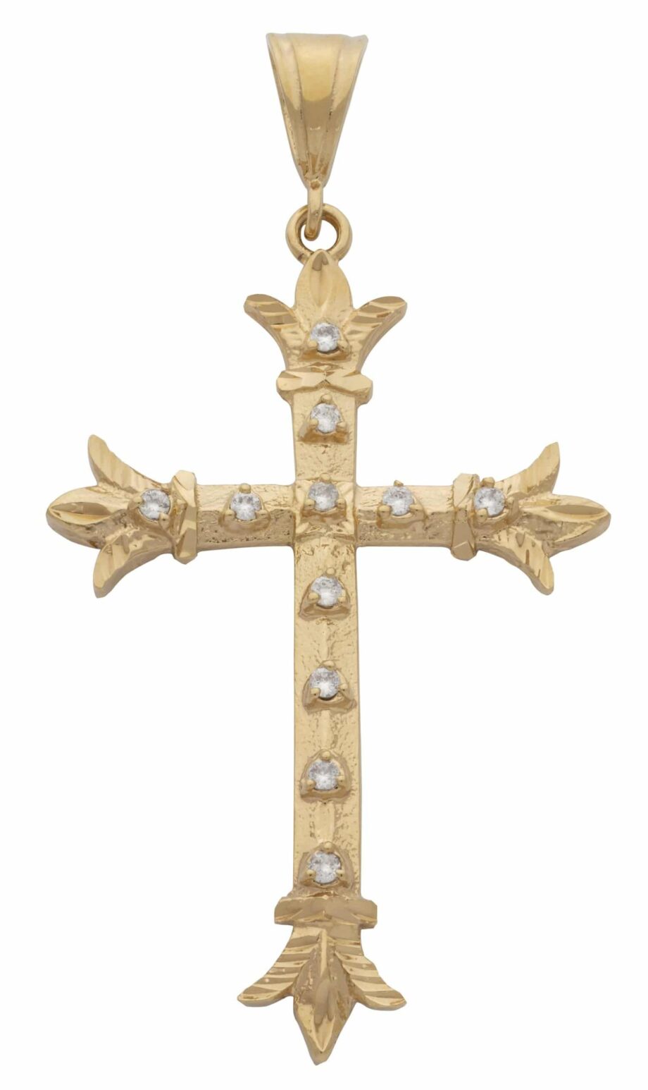 CZ Cross Pendant