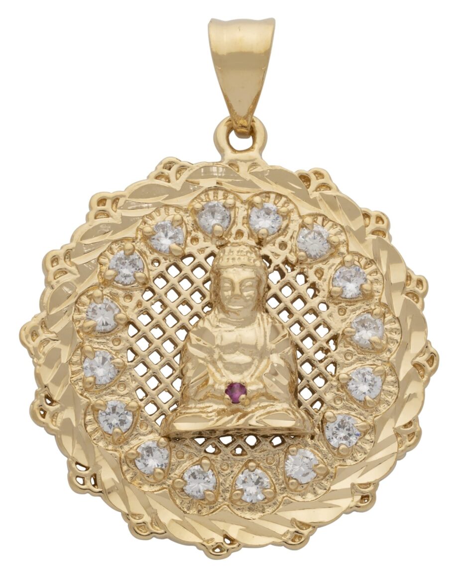 CZ Budda Pendant