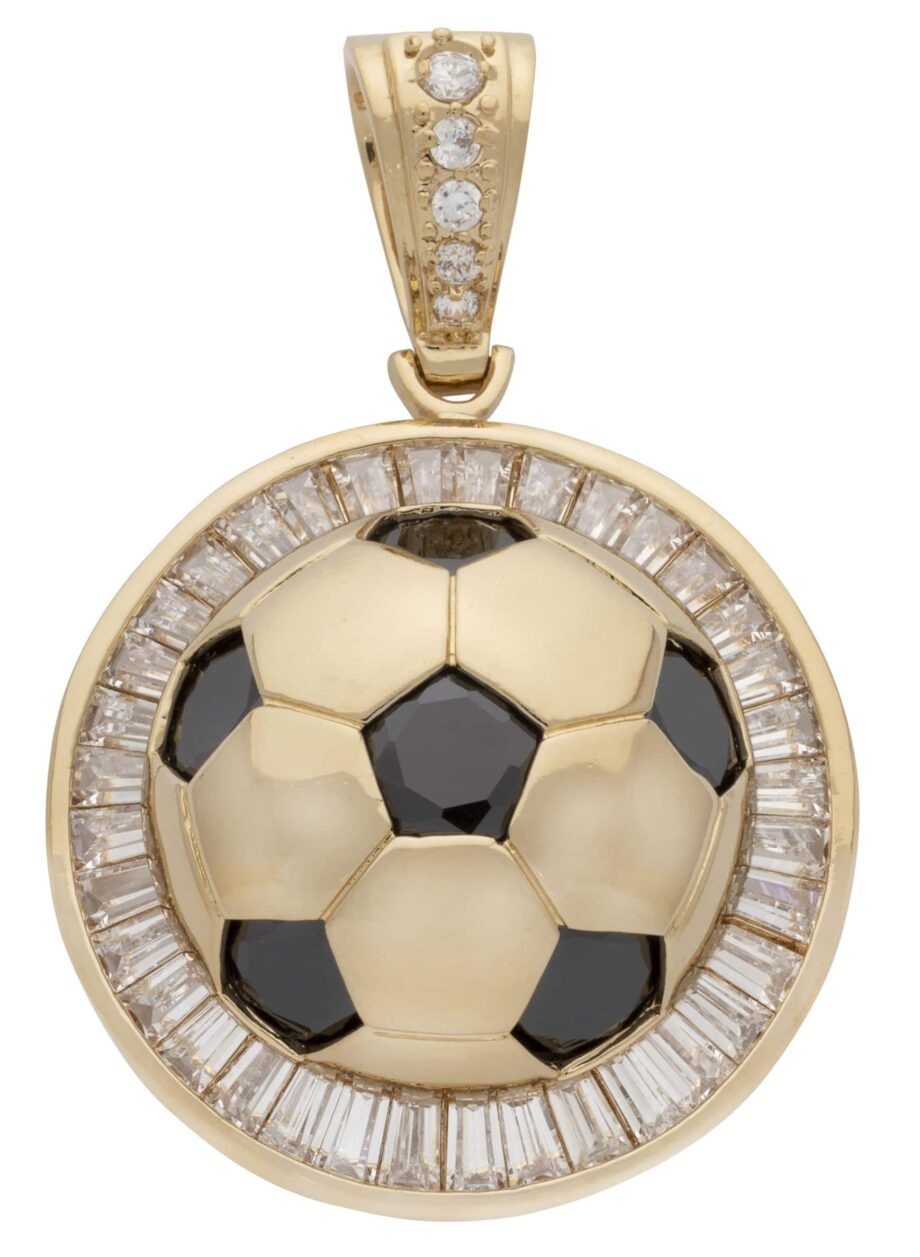 CZ Soccer Ball Pendant