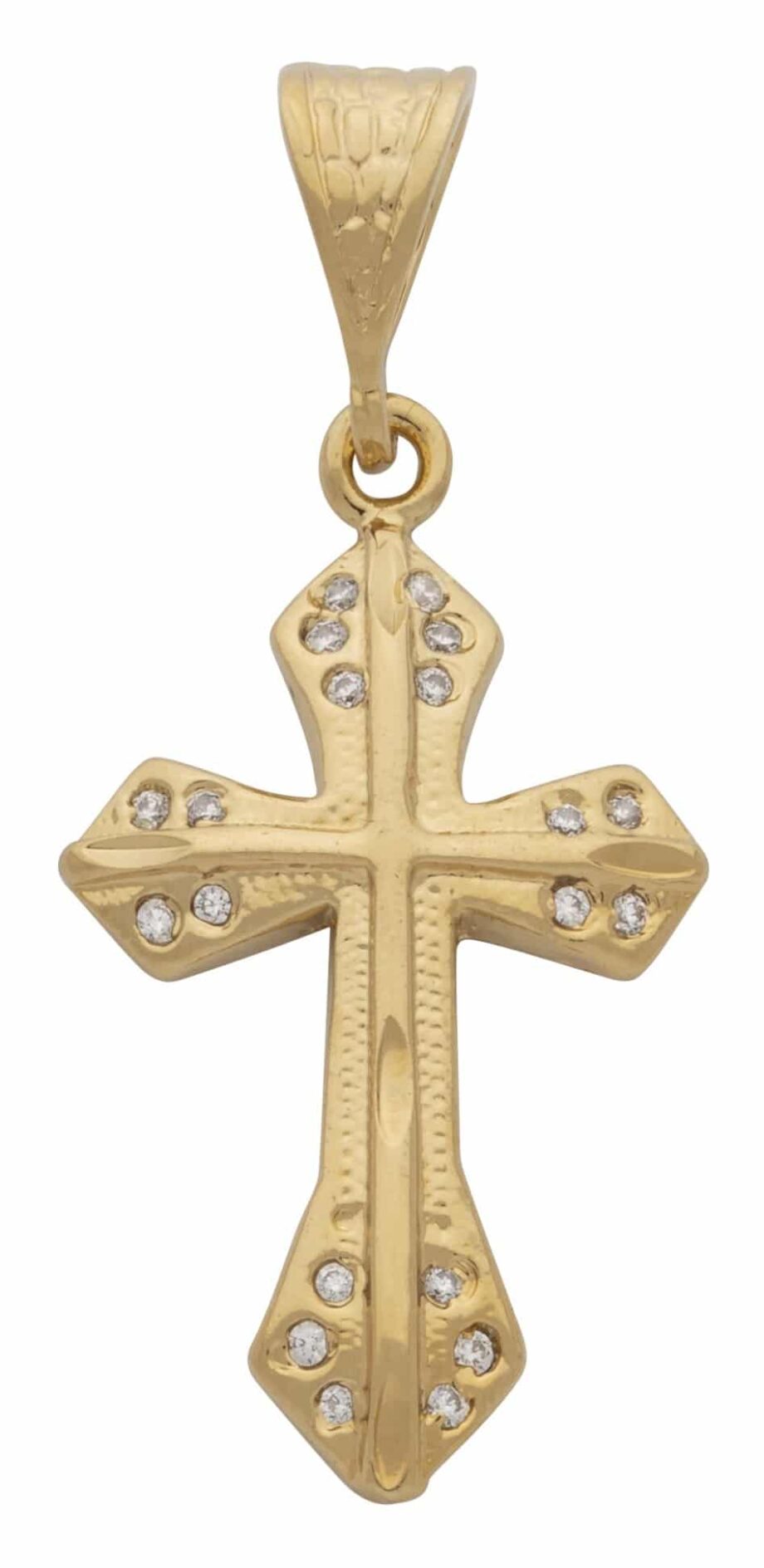 CZ Cross Pendant