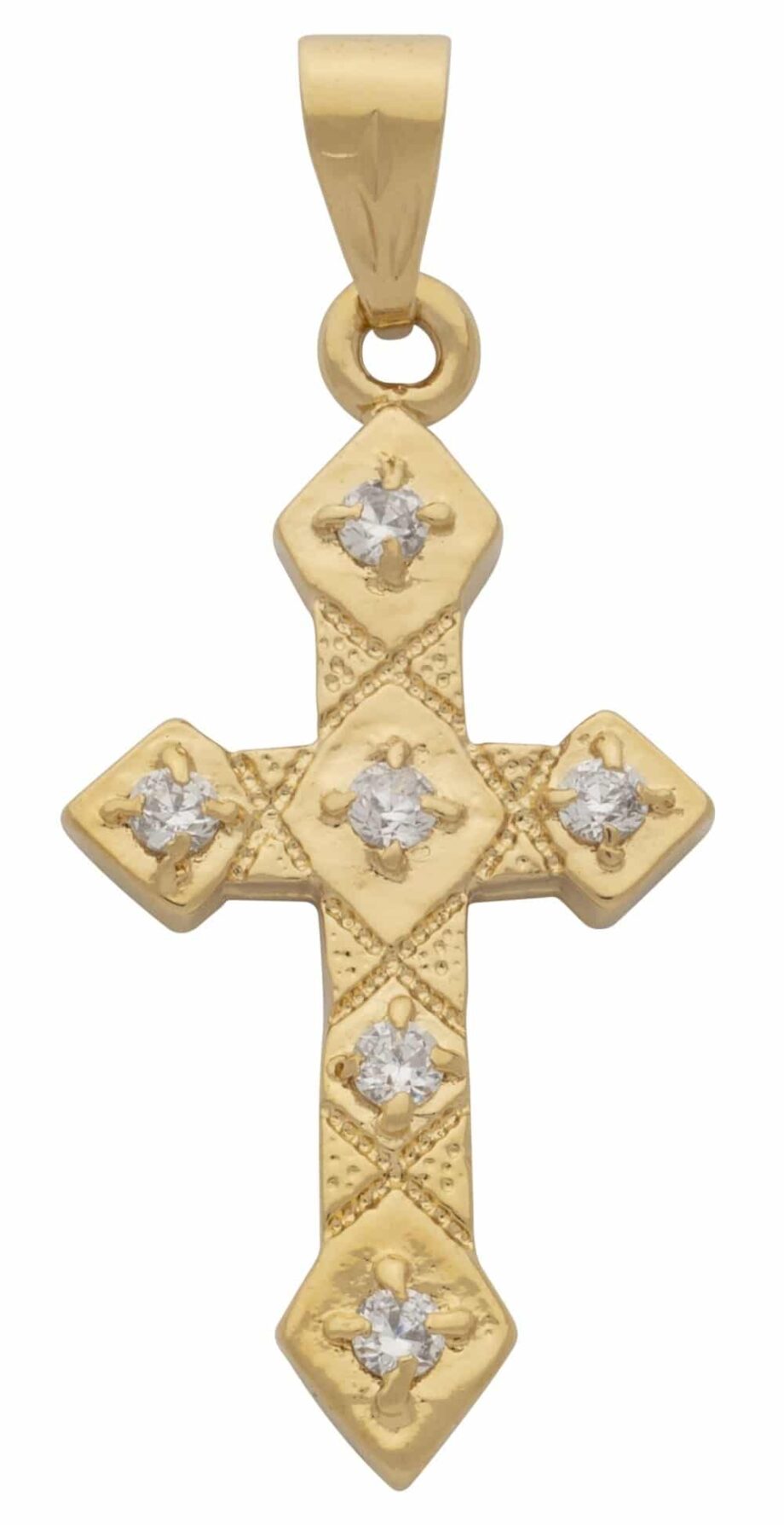 CZ Cross Pendant