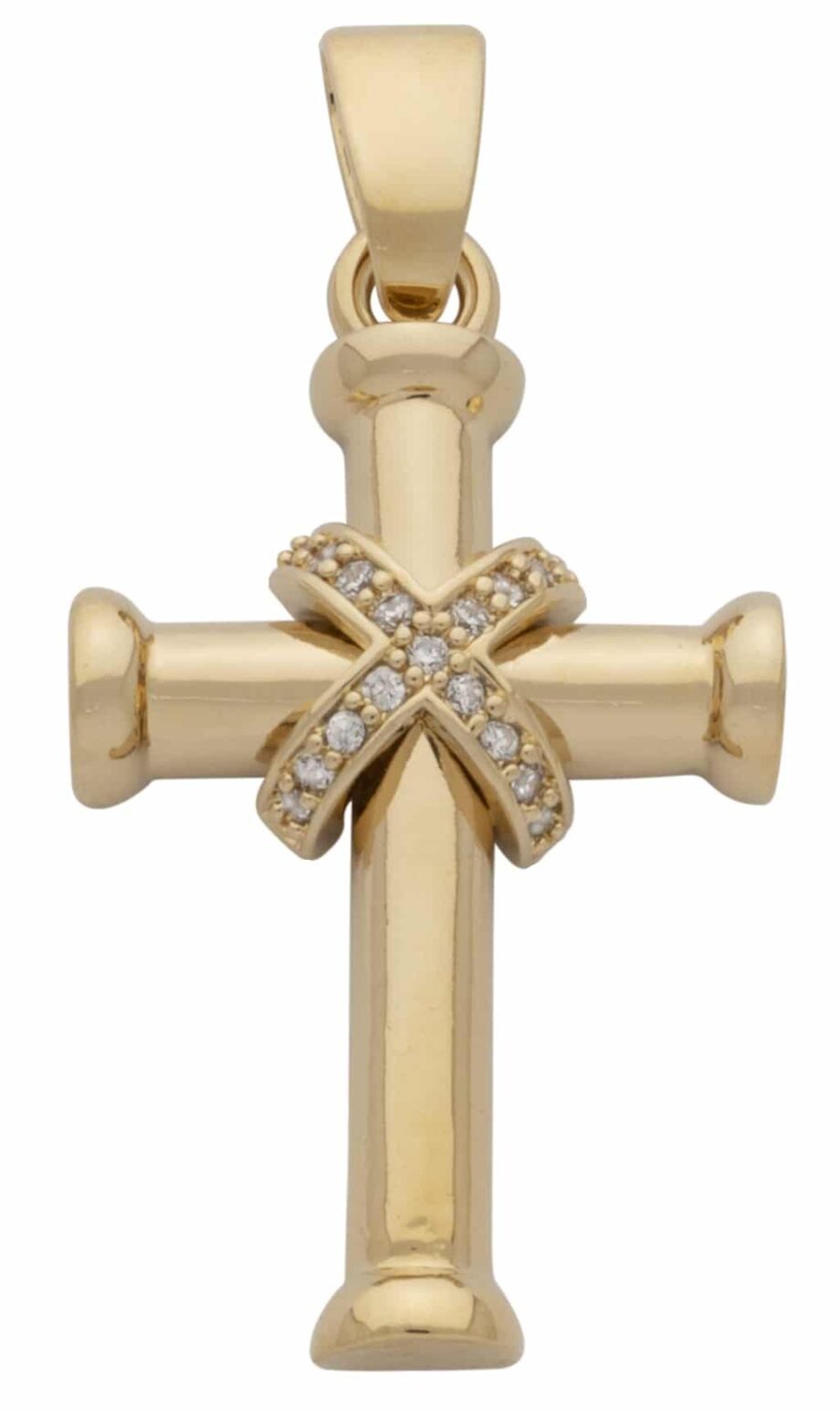 CZ Cross Pendant