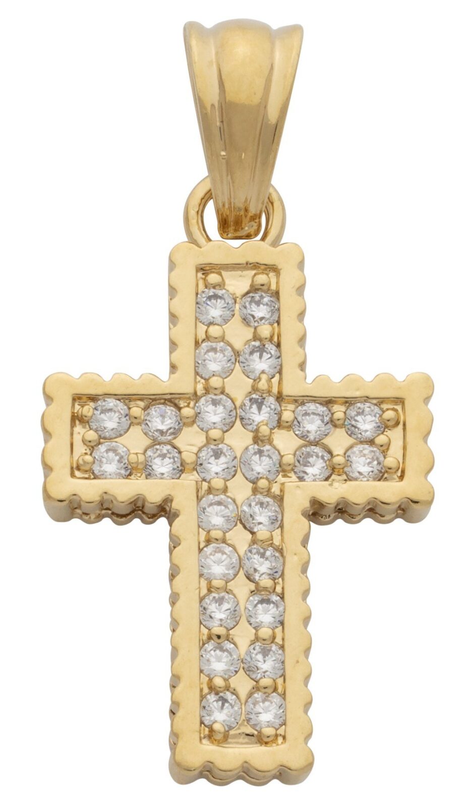 CZ Cross Pendant