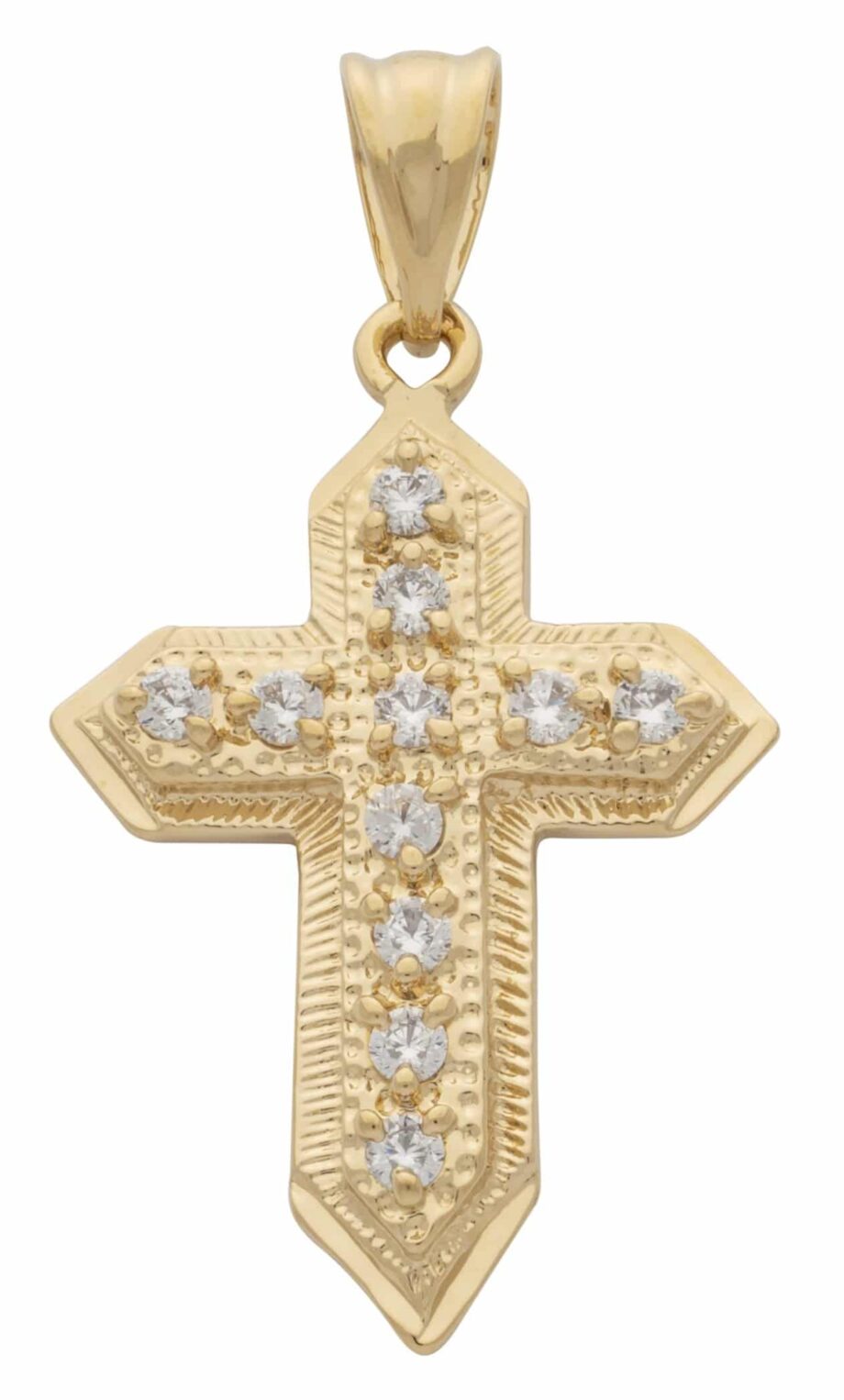 CZ Cross Pendant