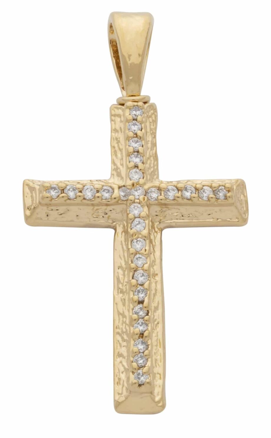 CZ Cross Pendant