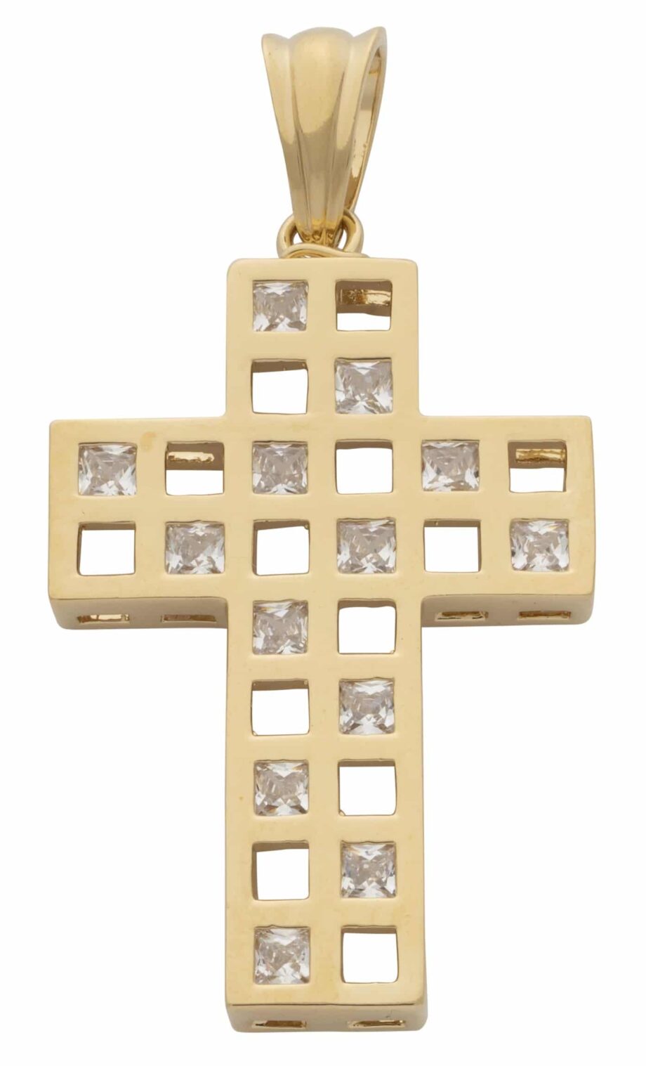 CZ Cross Pendant