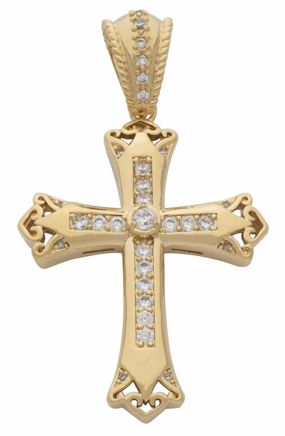 CZ Cross Pendant