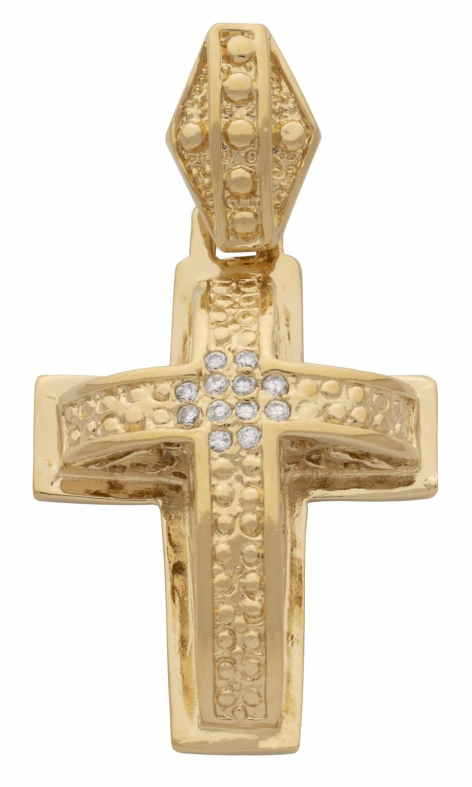 CZ Cross Pendant