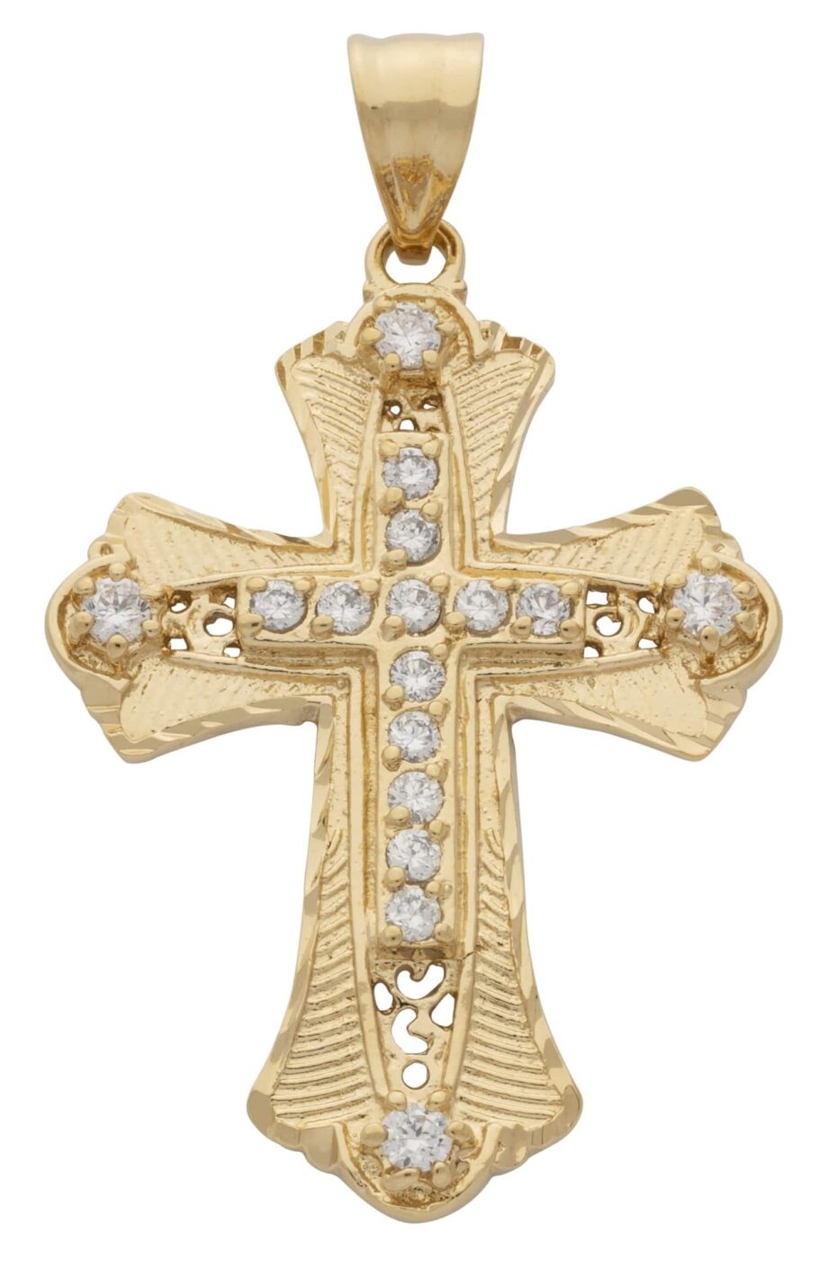 CZ Cross Pendant