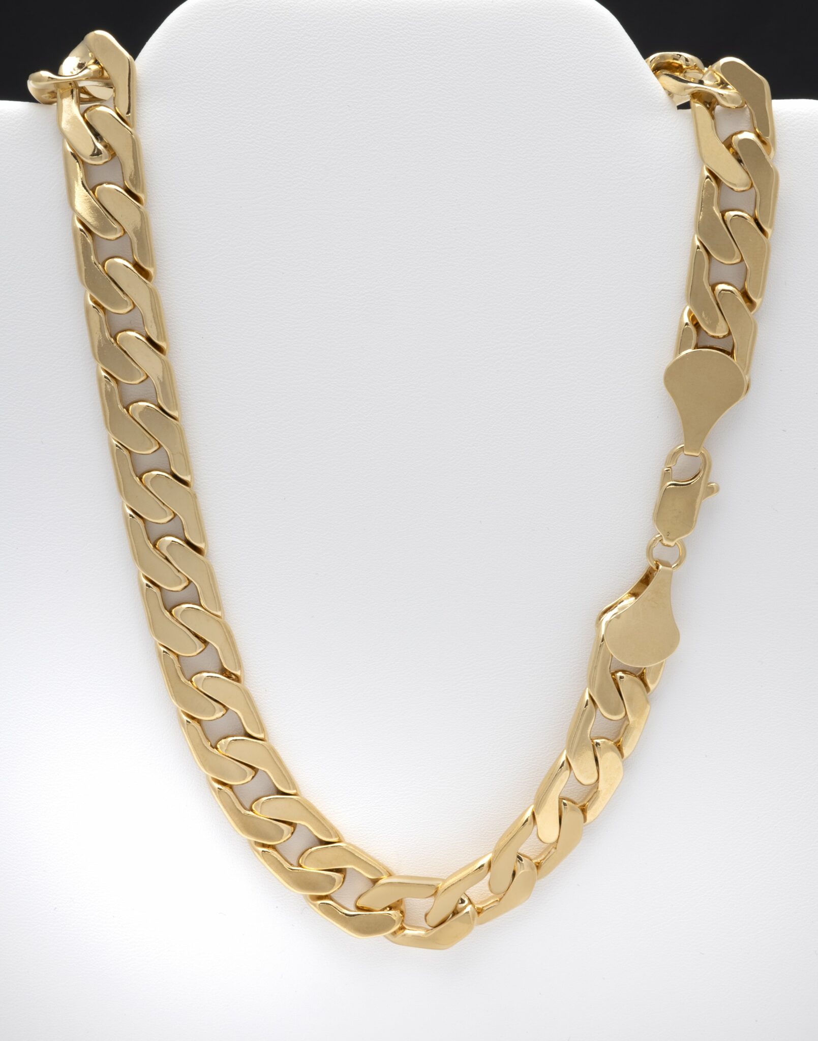 037C | Jumbo Flat Curb Link Chain · Goldfathers Jewelry